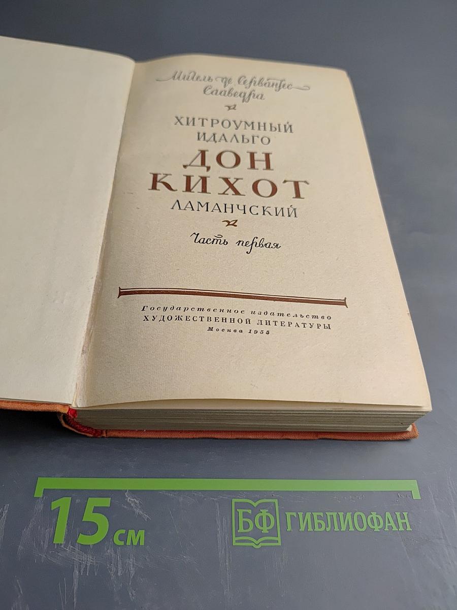 Хитроумный идальго Дон Кихот Ламанчский. Часть первая