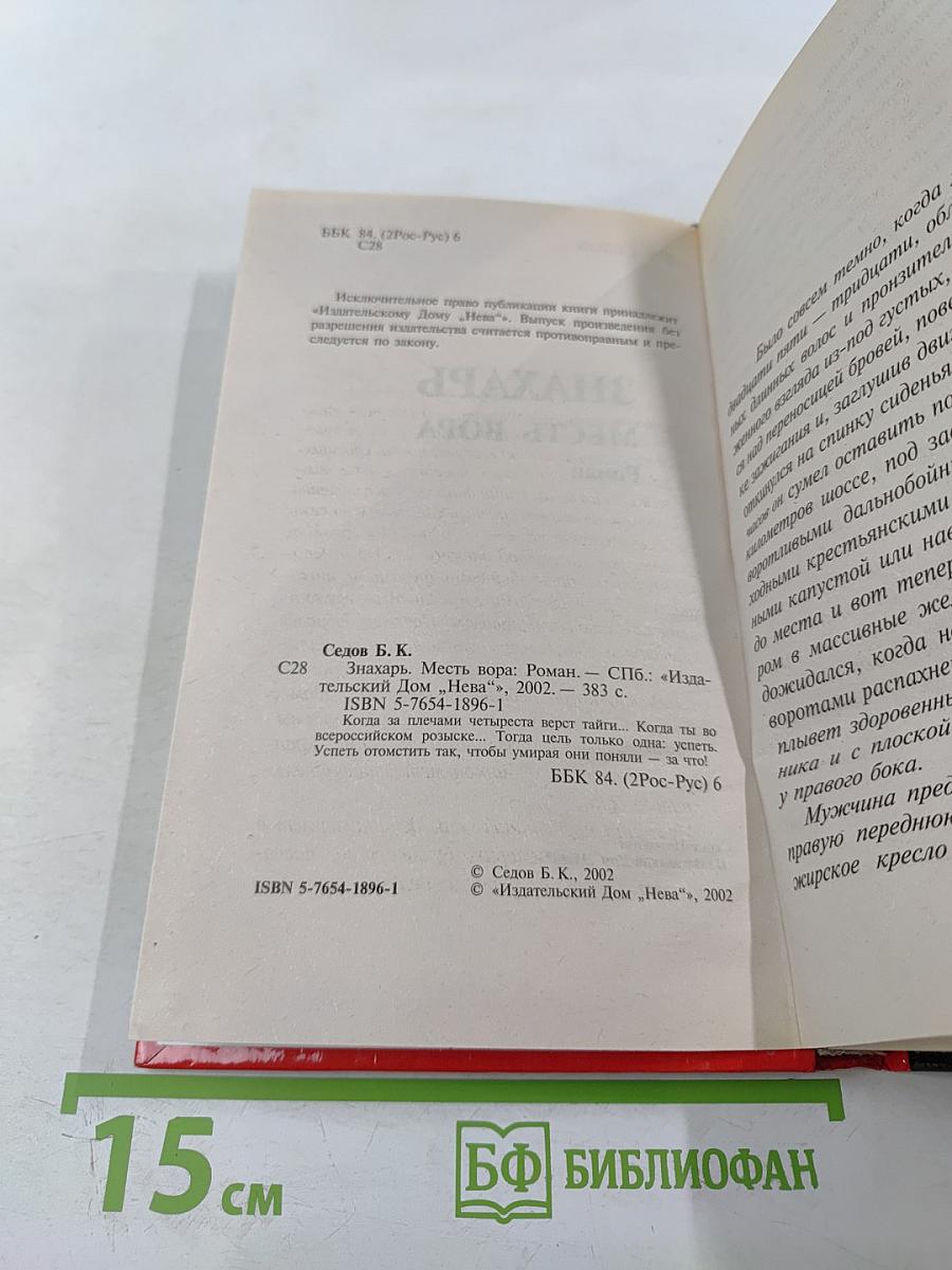 Знахарь. Месть вора