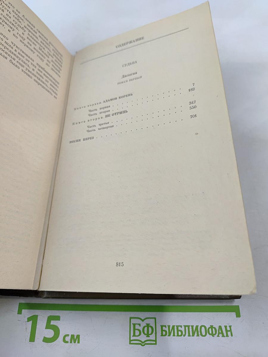 Судьба. Дилогия. Роман первый