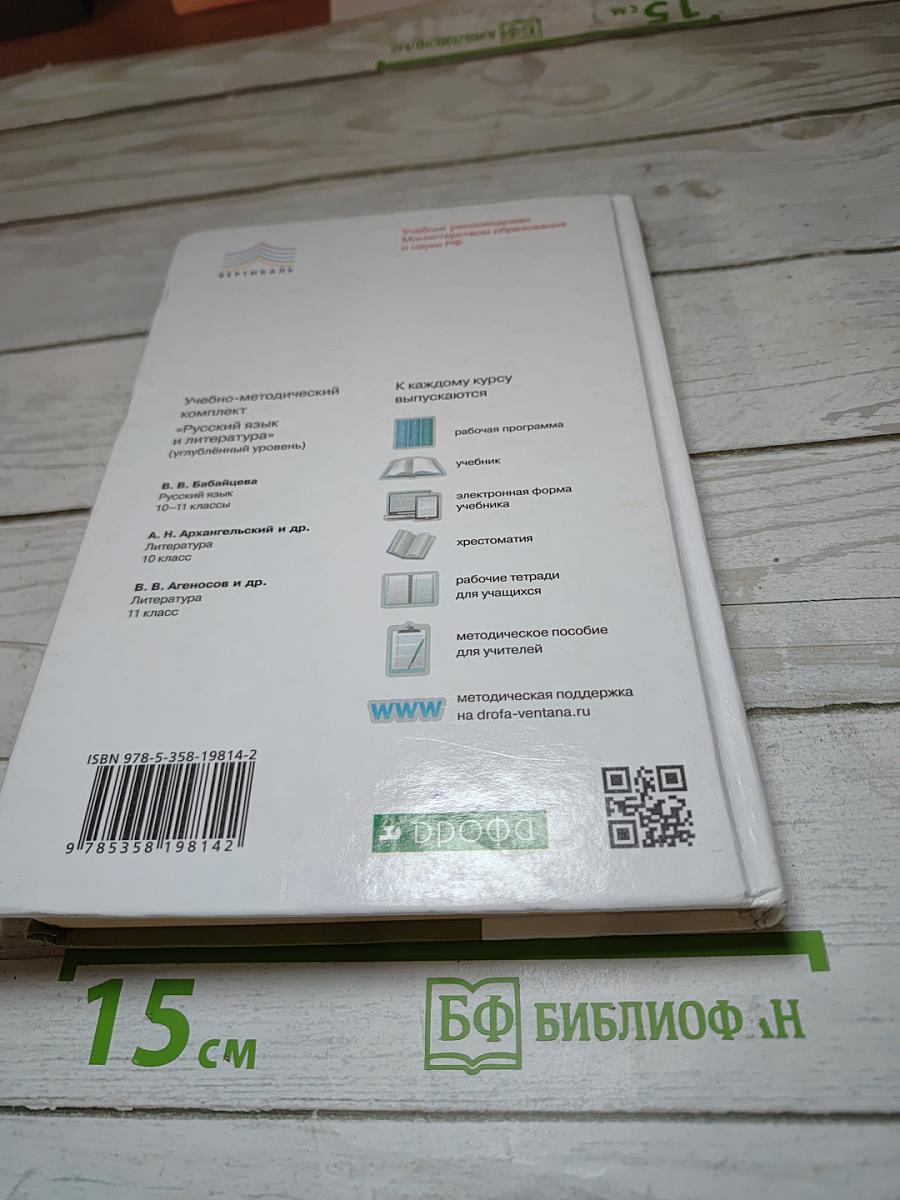 Русский язык и литература. Литература. 10 класс. Часть 2