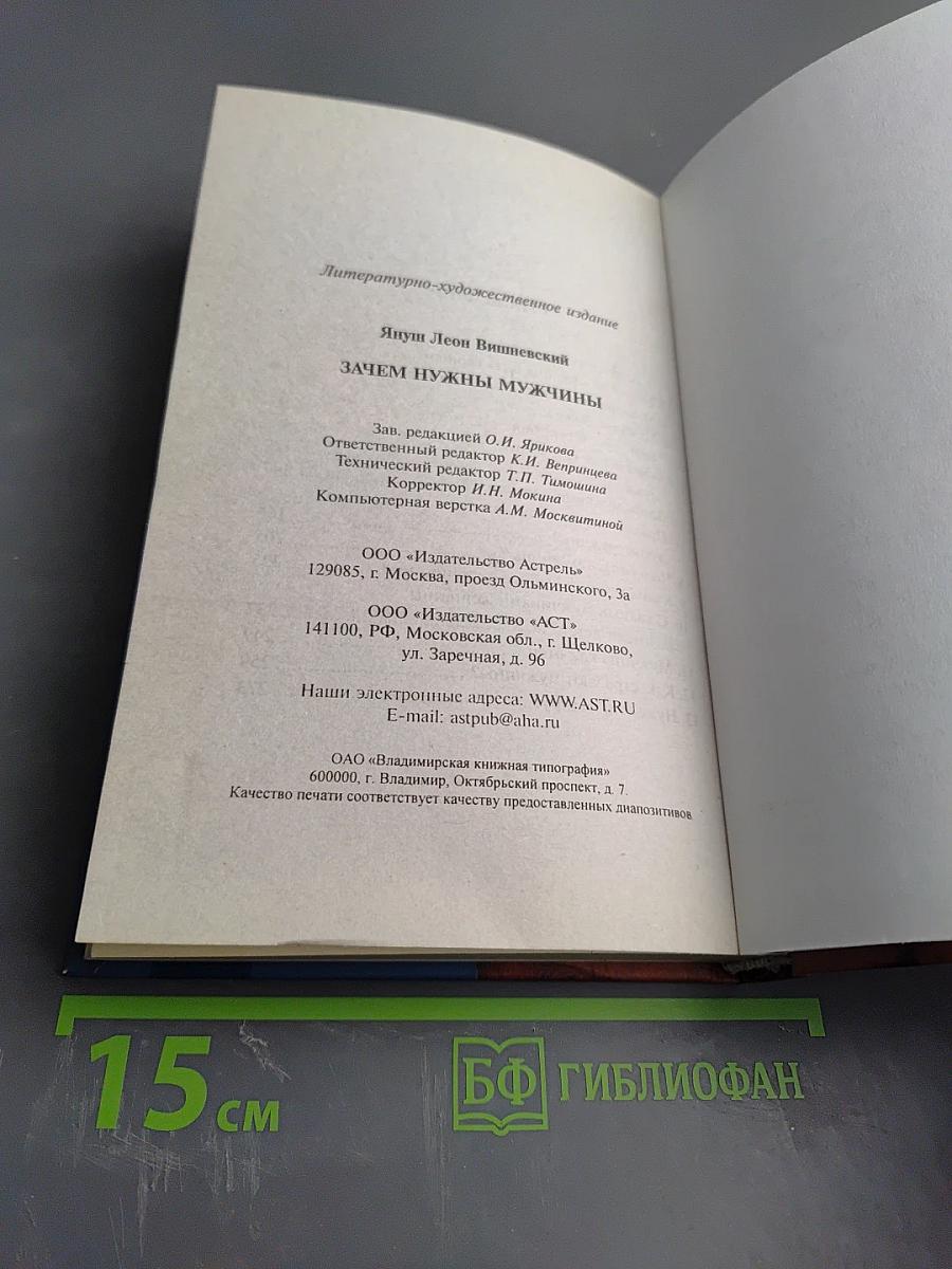 Зачем нужны мужчины