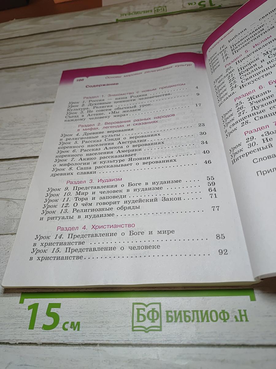 Основы мировых религиозных культур (4 класс)