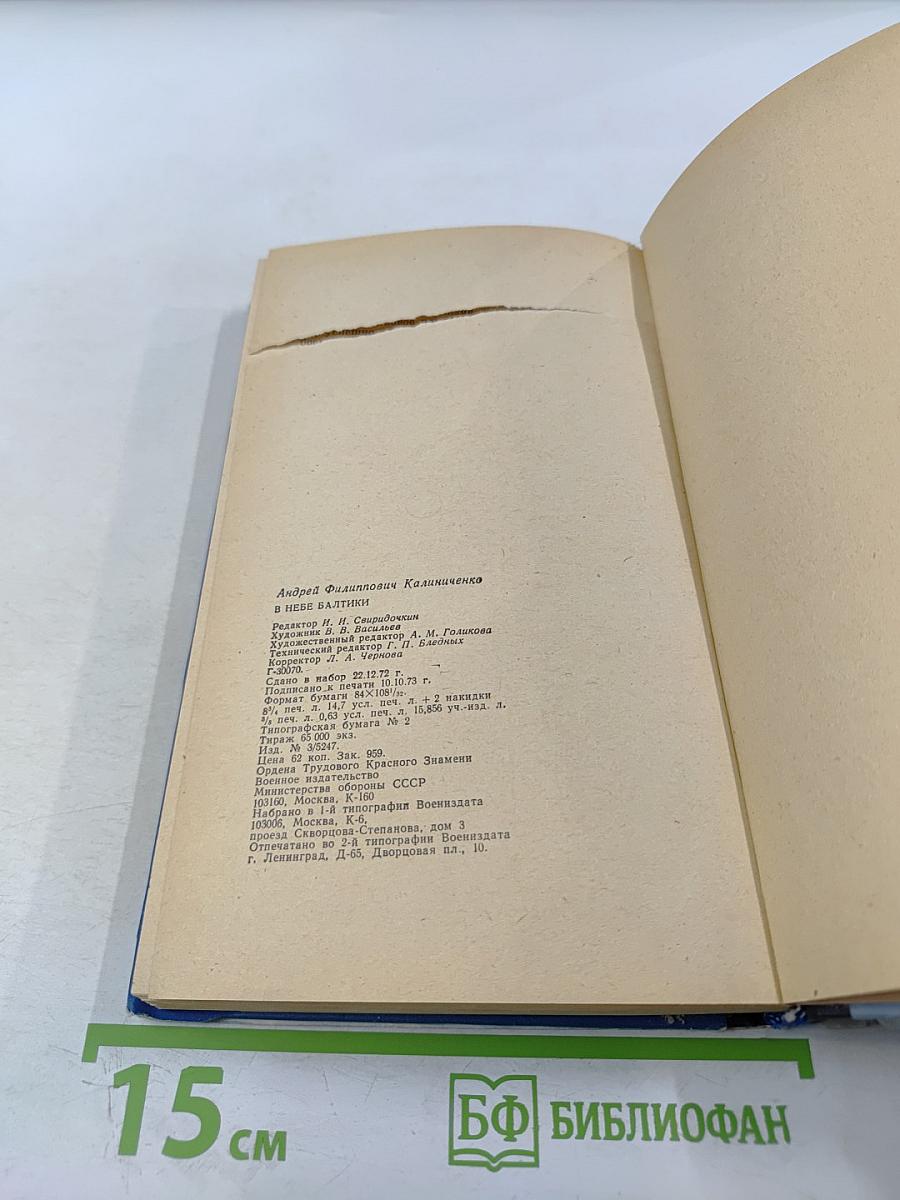 В небе Балтики