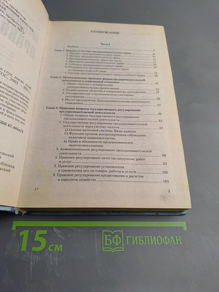 Предпринимательское право