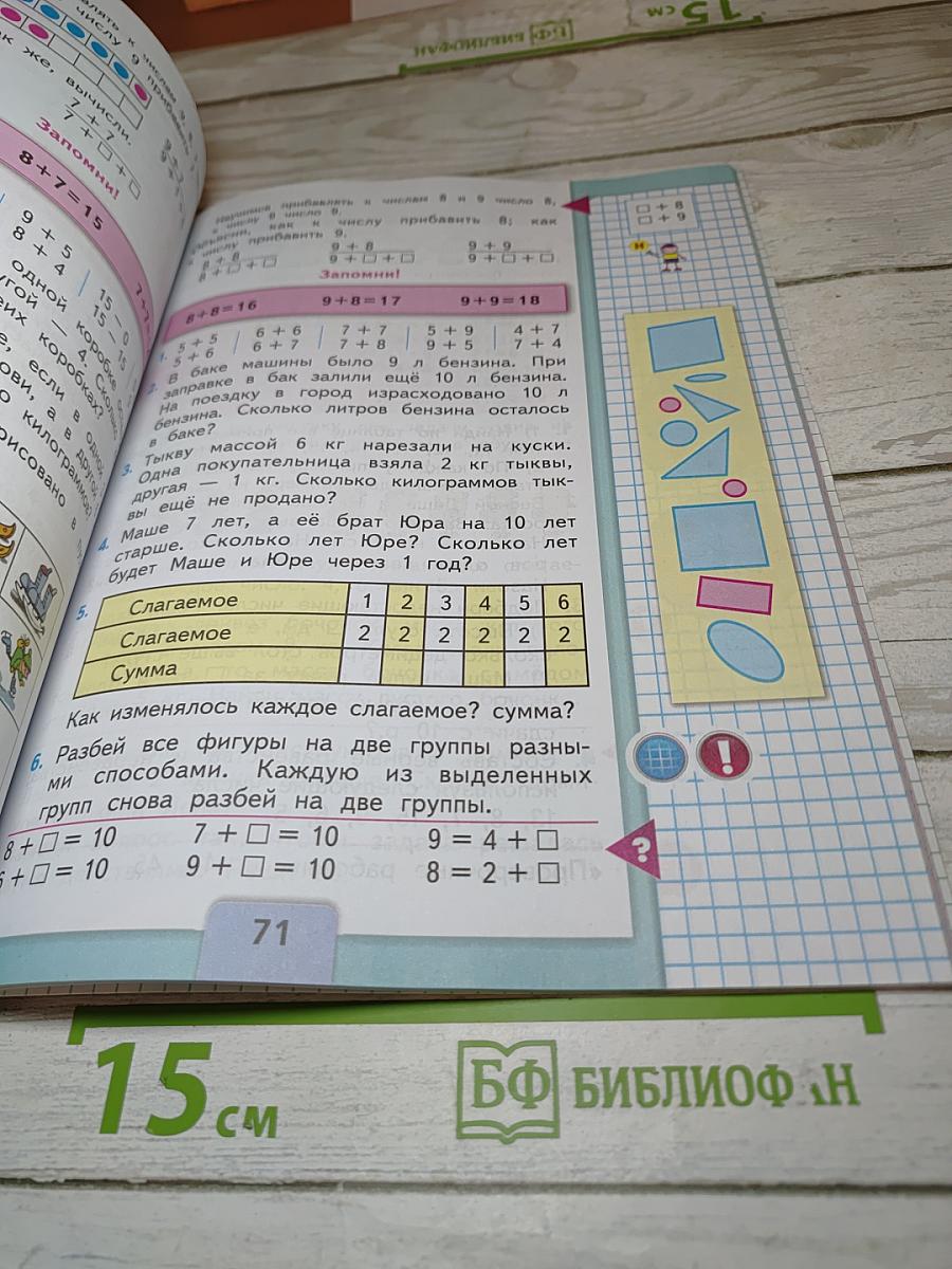 Математика. 1 класс. Часть 2