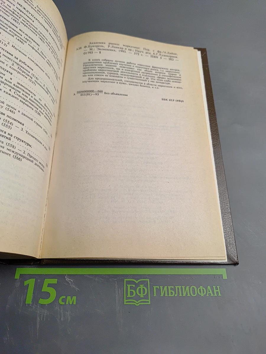 Академия рынка: Маркетинг