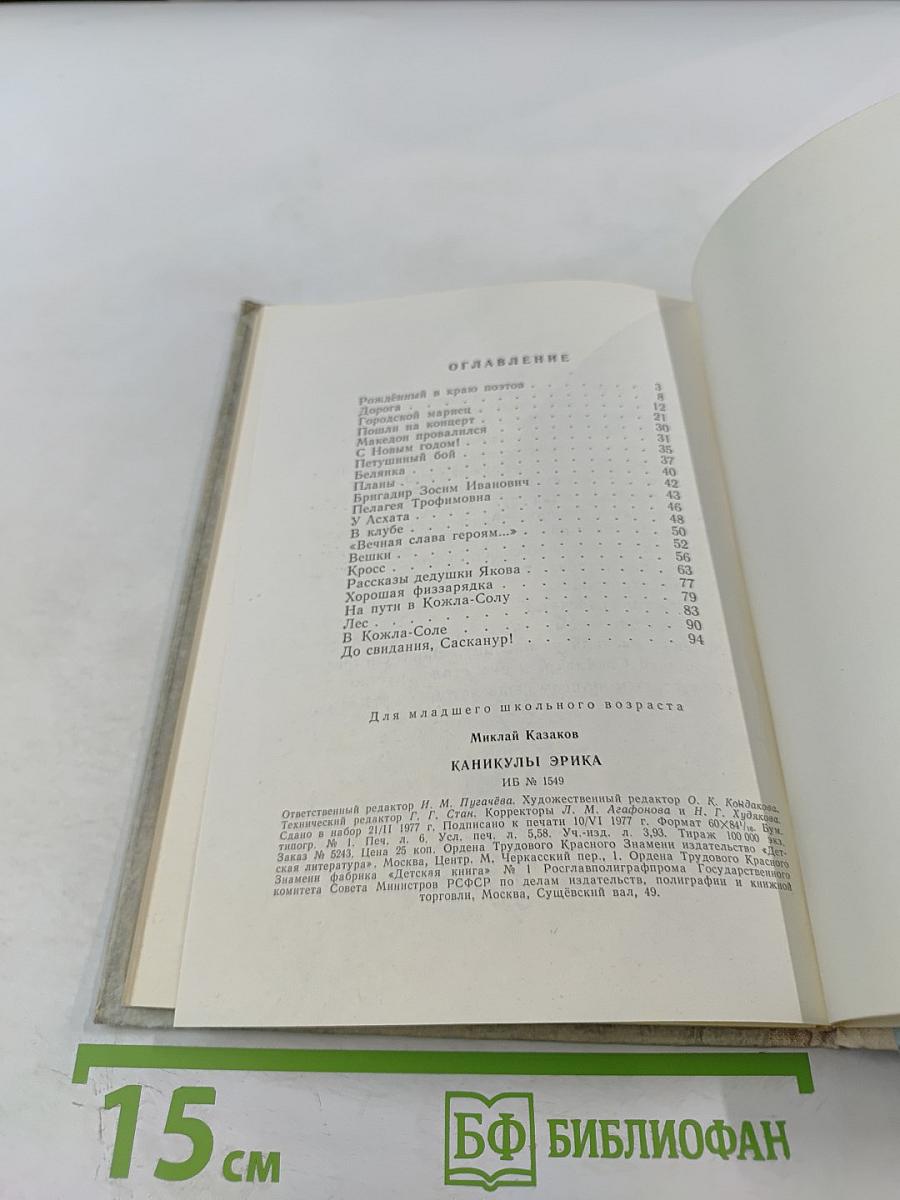 Каникулы Эрика