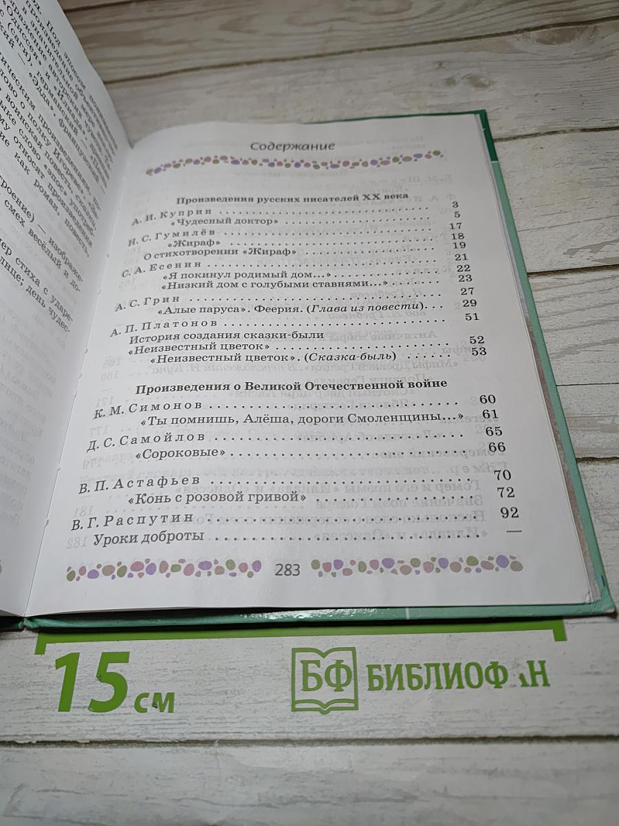 Литература, 6 класс, Часть 2