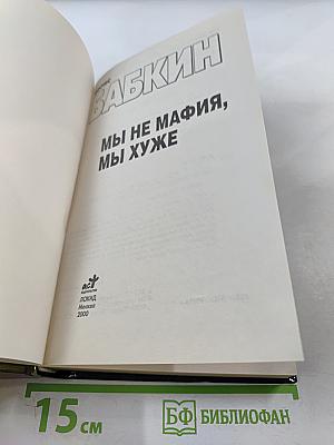 Мы не мафия, мы хуже