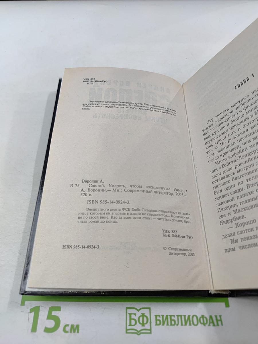 Слепой. Умереть, чтобы воскреснуть