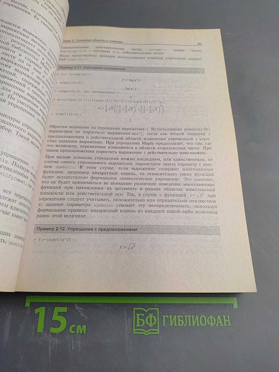 Maple 6. Решение задач высшей математики и механики