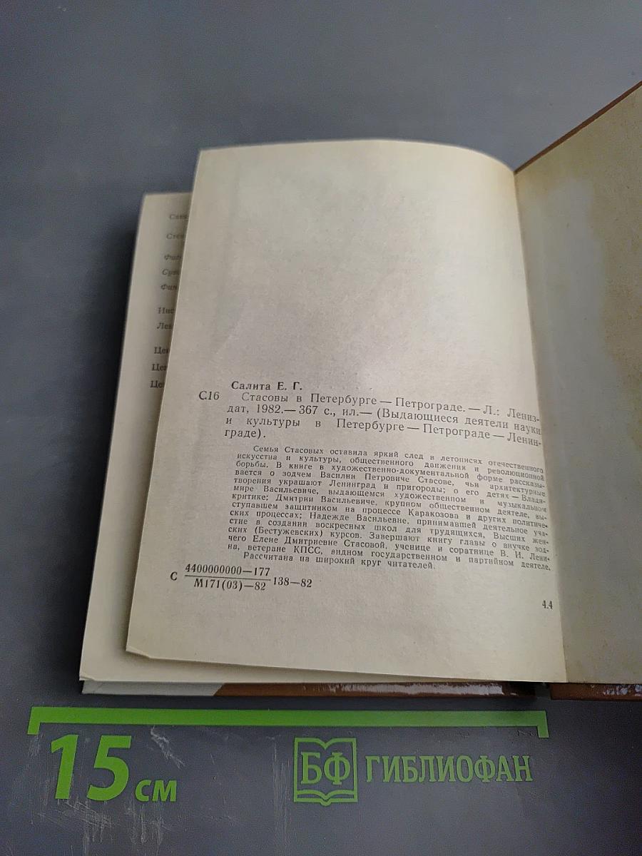 Стасовы в Петербурге – Петрограде