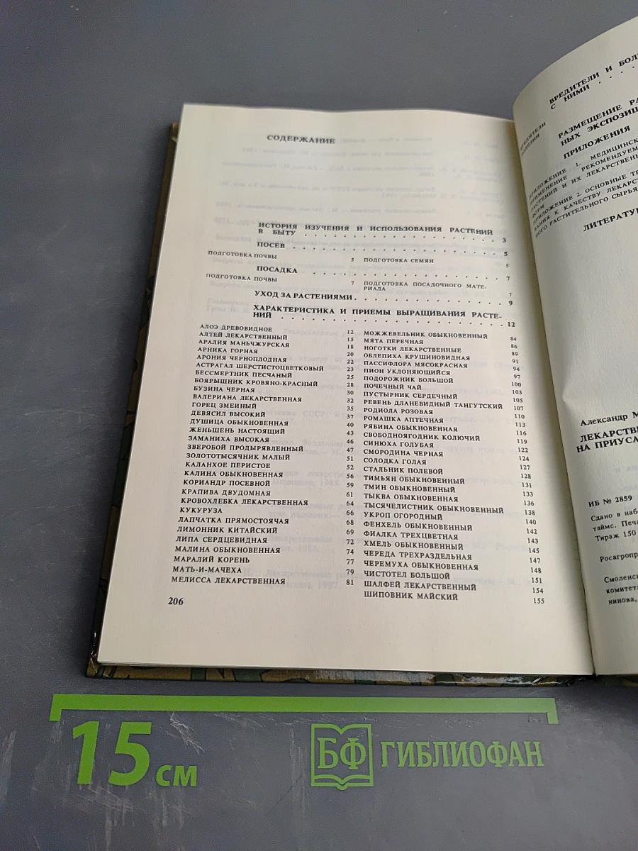 Лекарственные растения на приусадебном участке