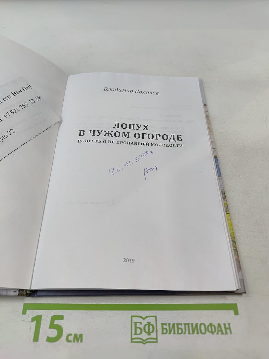 Лопух в чужом огороде