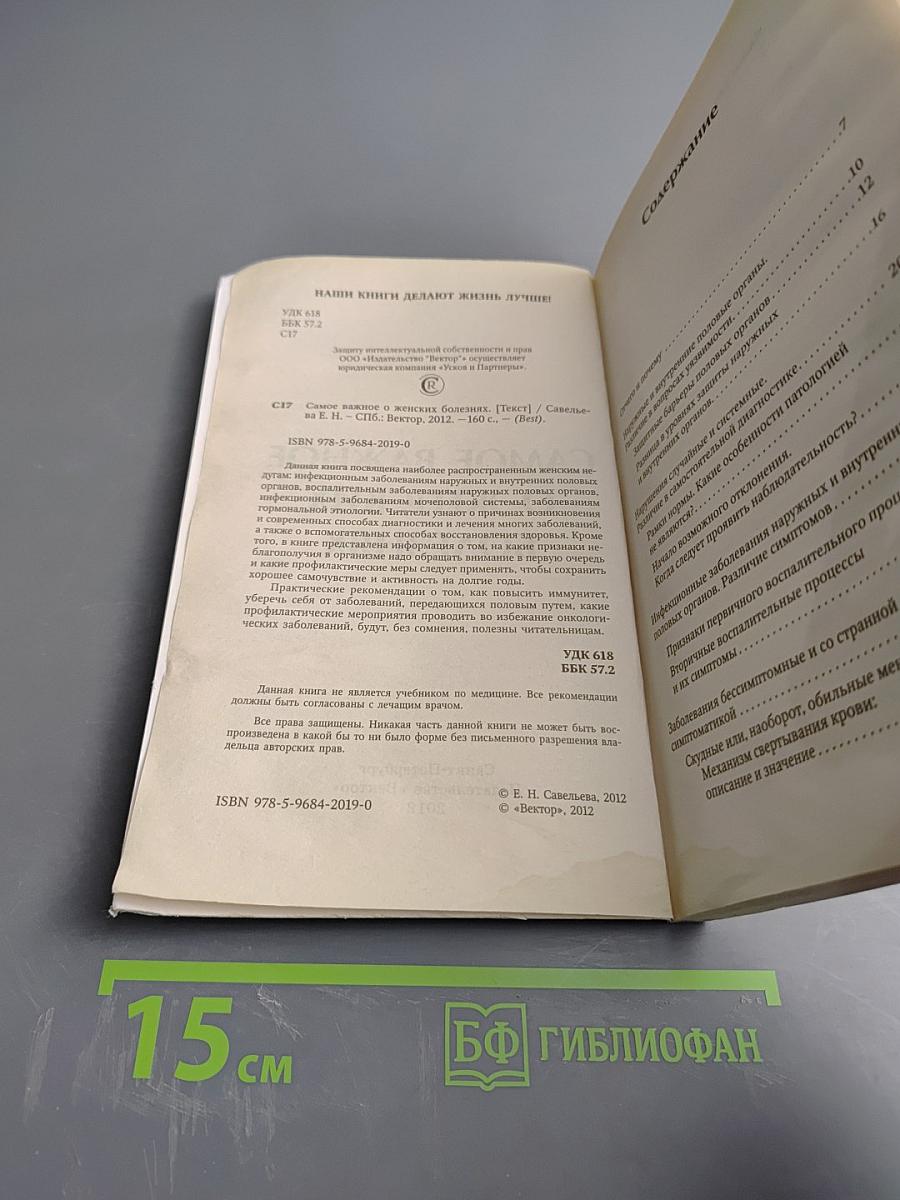 Самое важное о женских болезнях