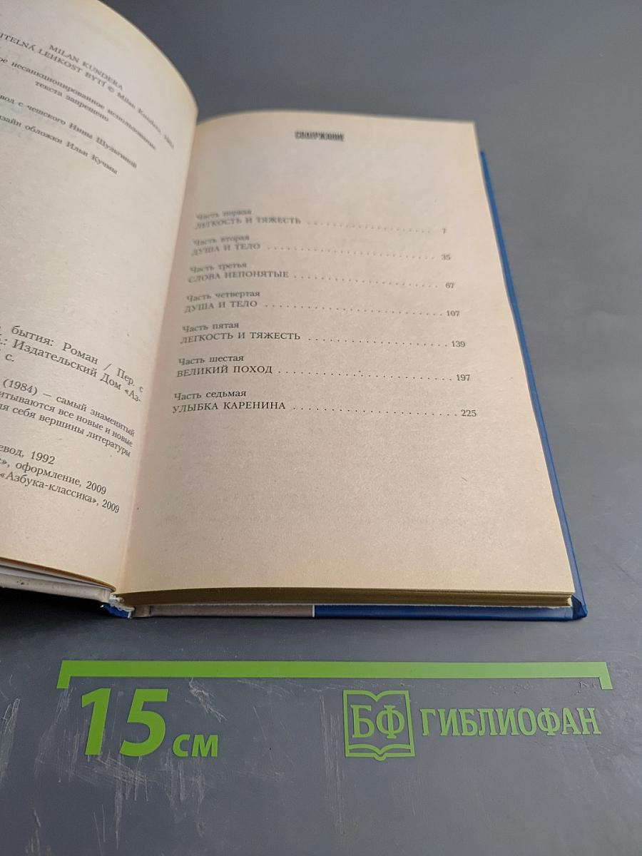 Невыносимая легкость бытия