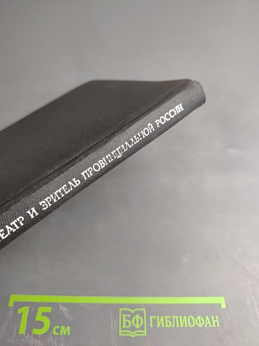 Театр и зритель провинциальной России. Вторая половина XIX века