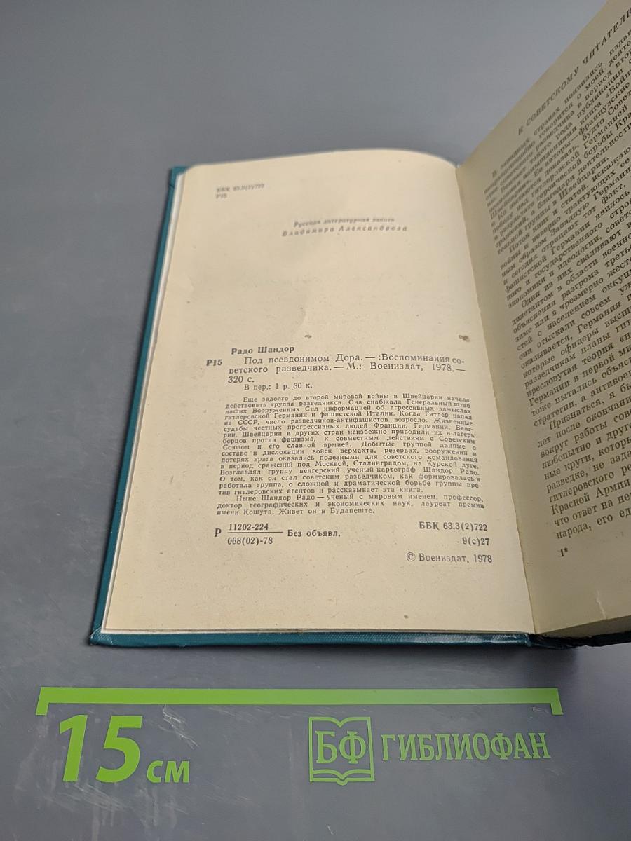 Под псевдонимом Дора