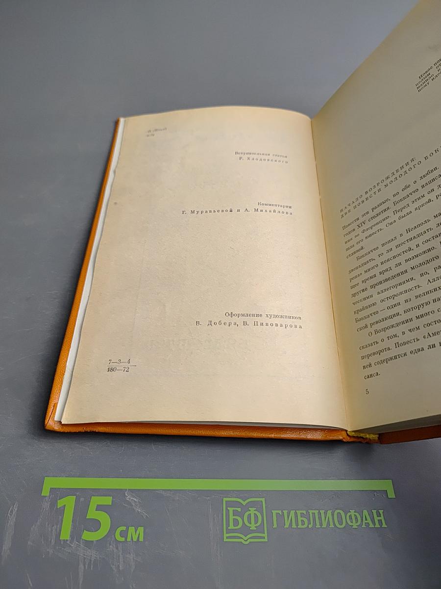 Джованни Боккаччо. Комедия флорентийских нимф Амето. Фьяметта