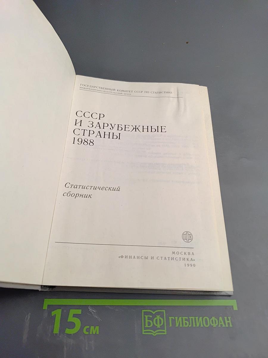 СССР и зарубежные страны 1988
