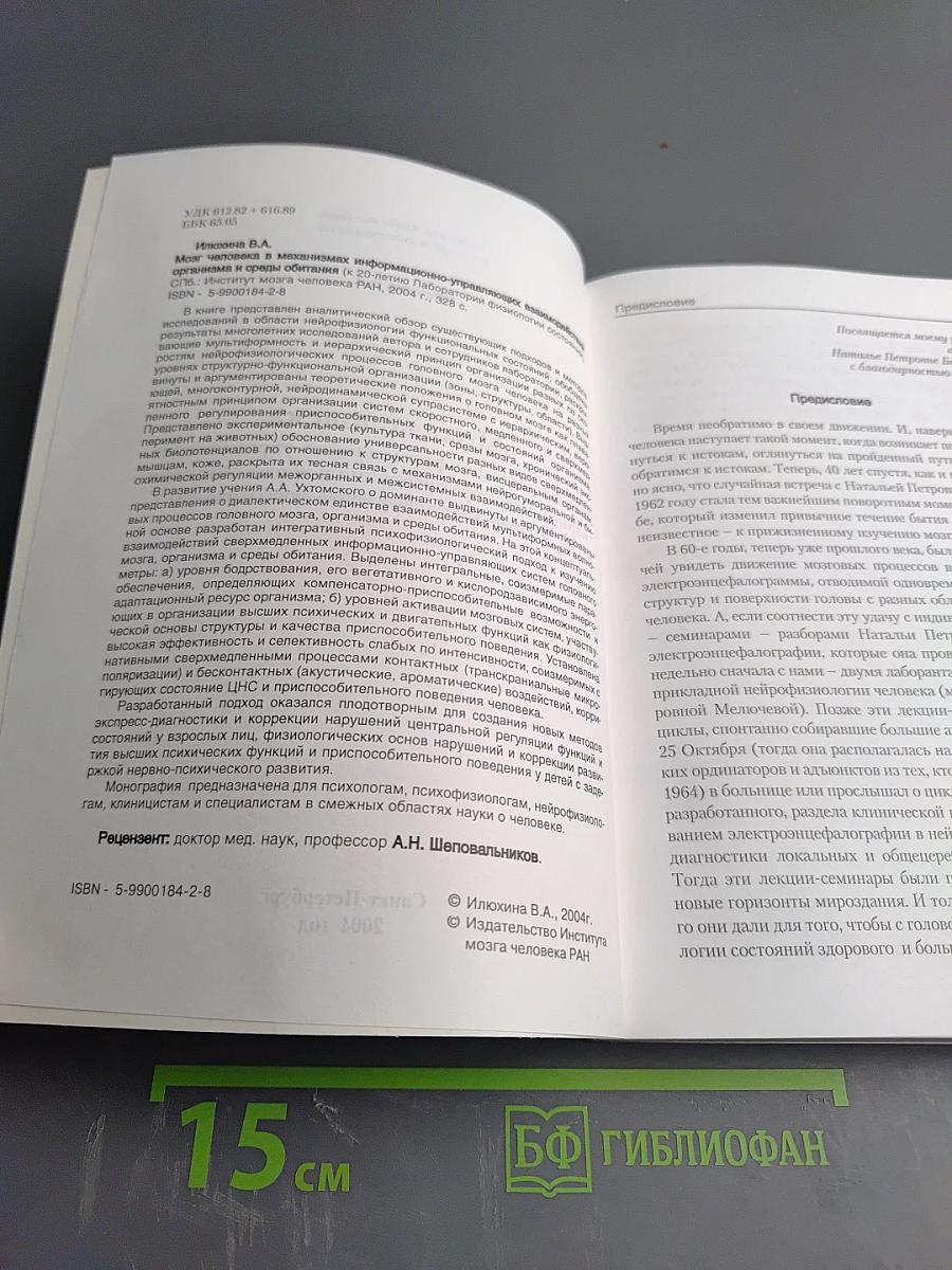 Мозг человека в механизмах информационно-управляющих взаимодействий организма и среды обитания