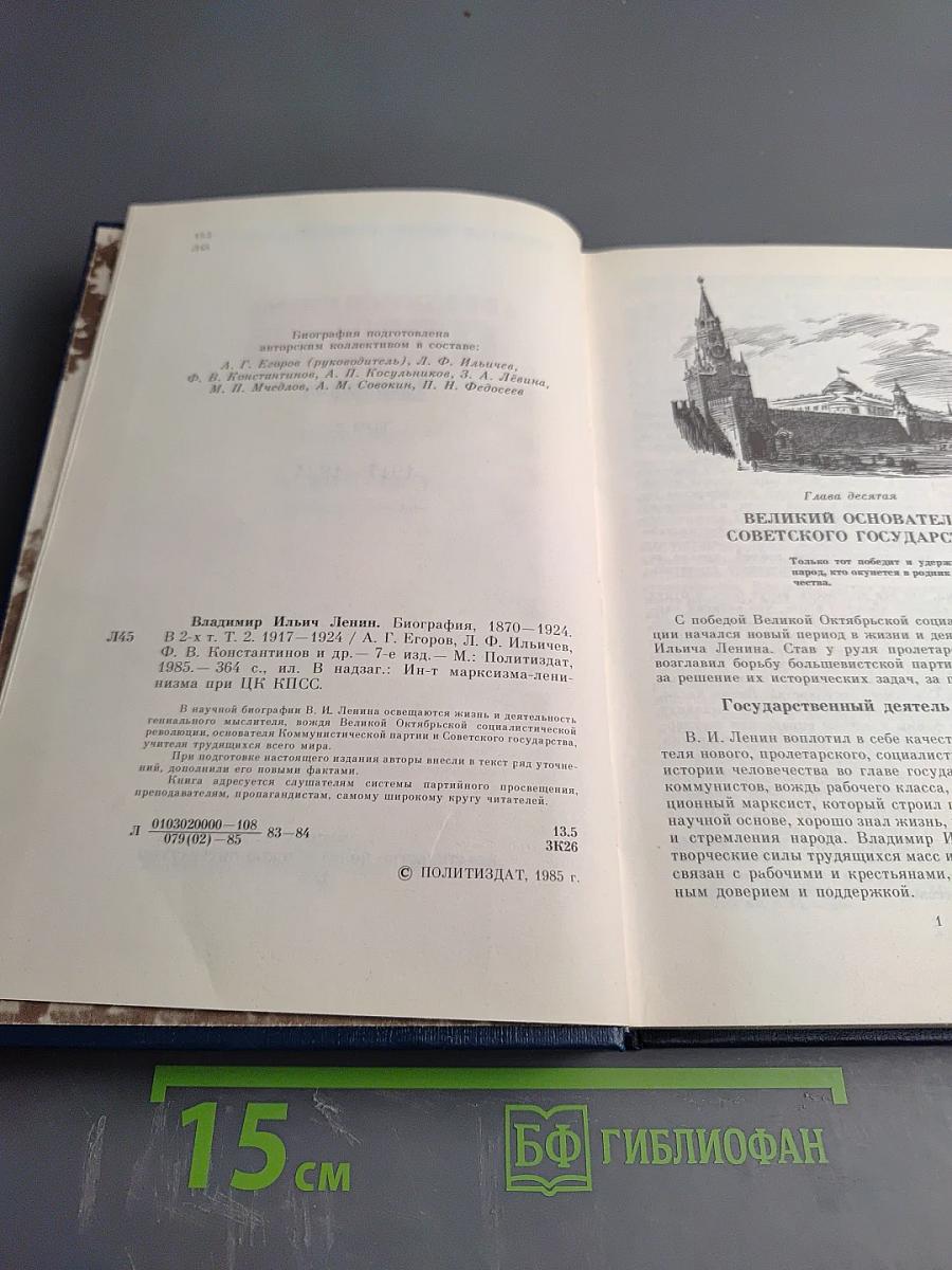 Владимир Ильич Ленин. Биография. Том 2