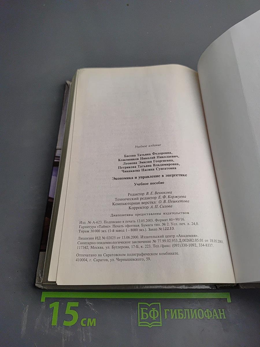 Экономика и управление в энергетике