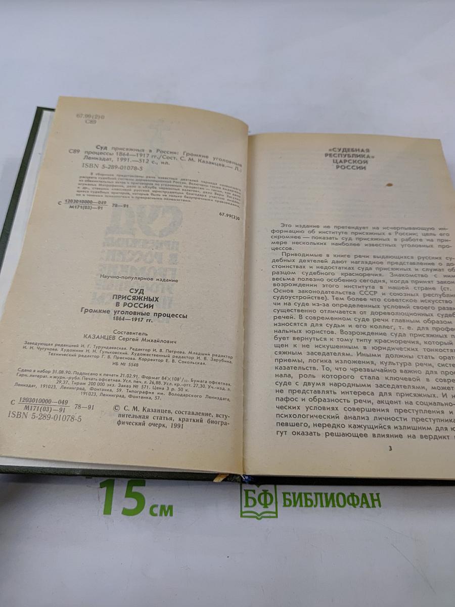 Суд присяжных в России: Громкие уголовные процессы 1864-1917 гг.