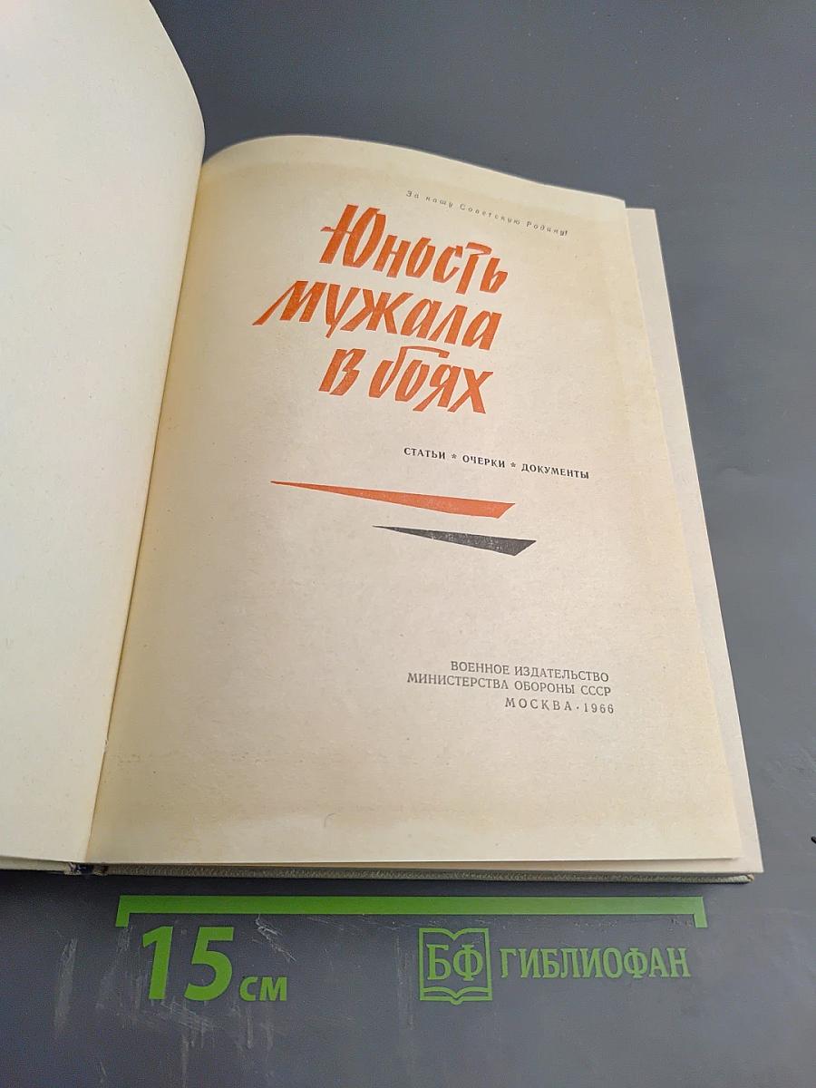 Юность мужала в боях