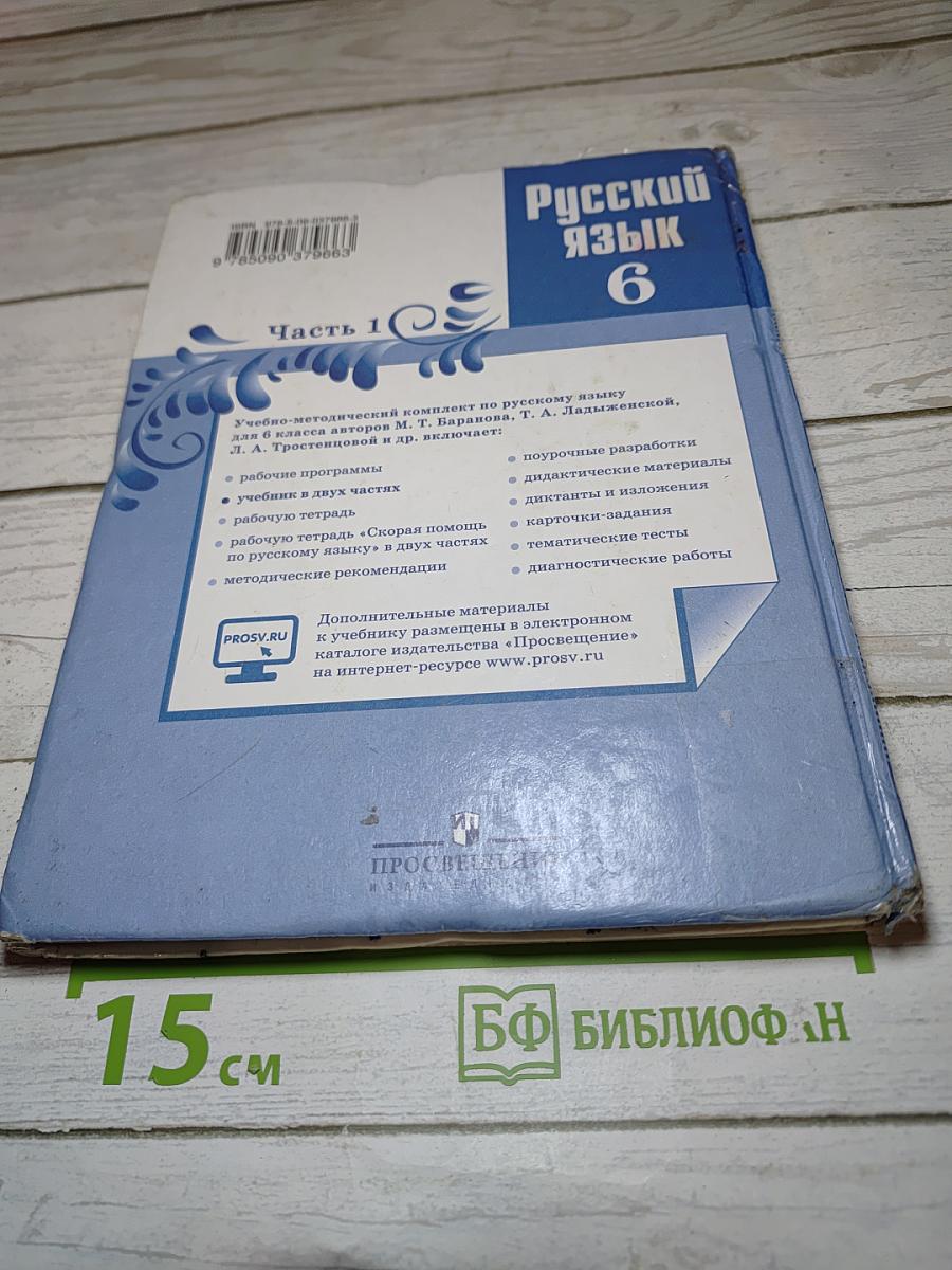 Русский язык 6 класс Часть 1