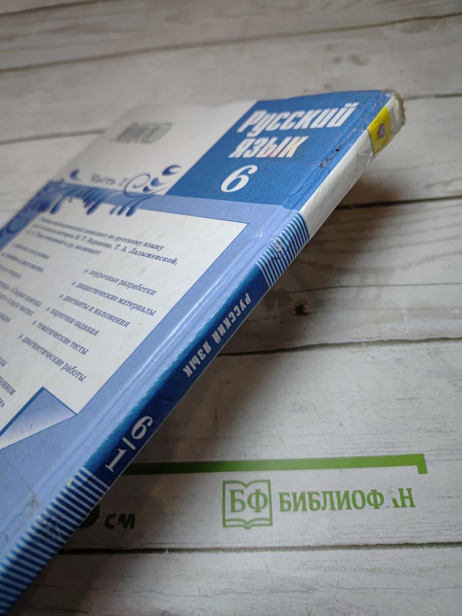 Русский язык 6 класс Часть 1