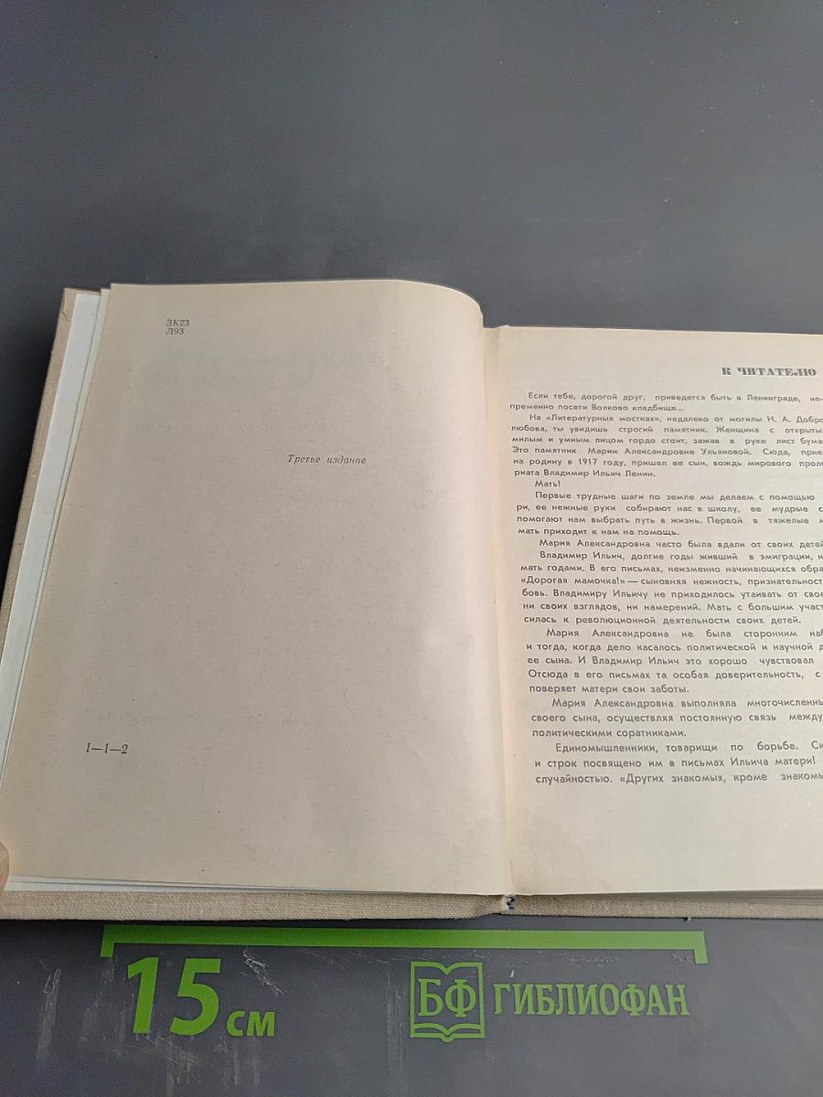 Любящий тебя В. Ульянов. Письма В. И. Ленина матери