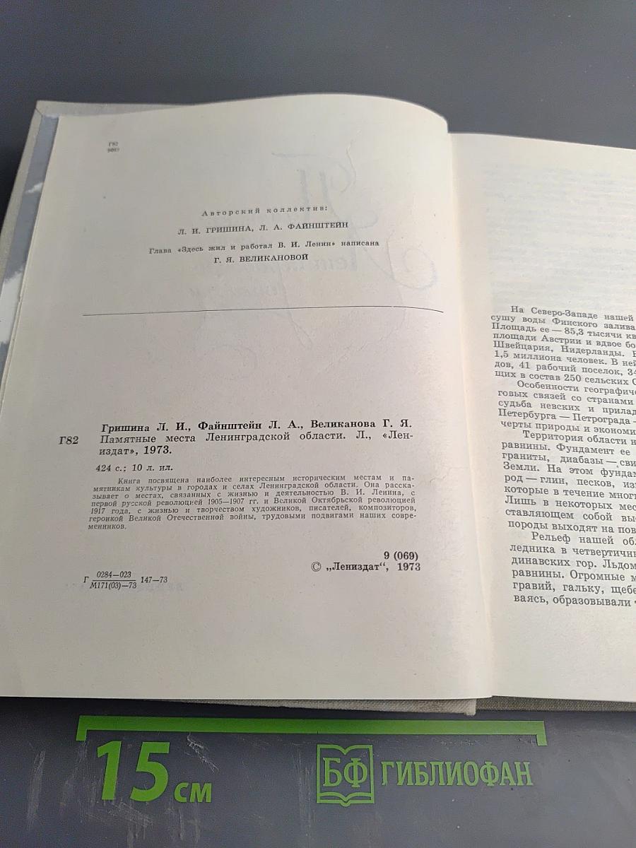 Памятные места Ленинградской области