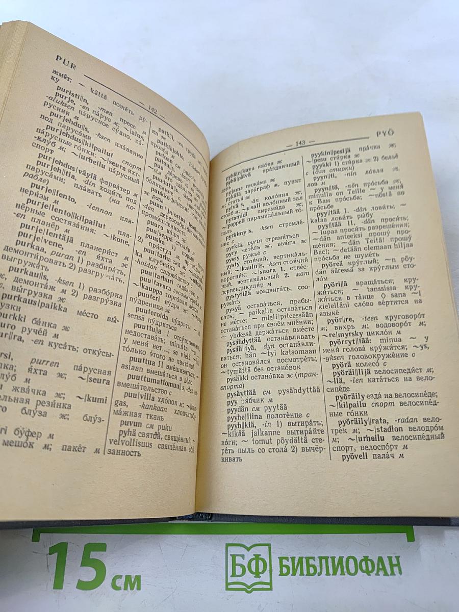 Карманный финско-русский словарь