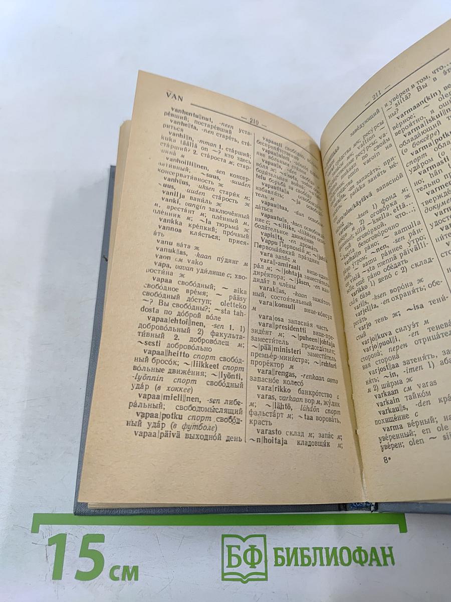 Карманный финско-русский словарь