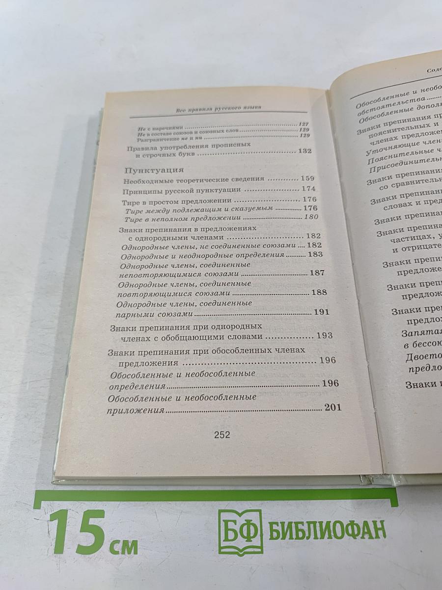 Все правила русского языка