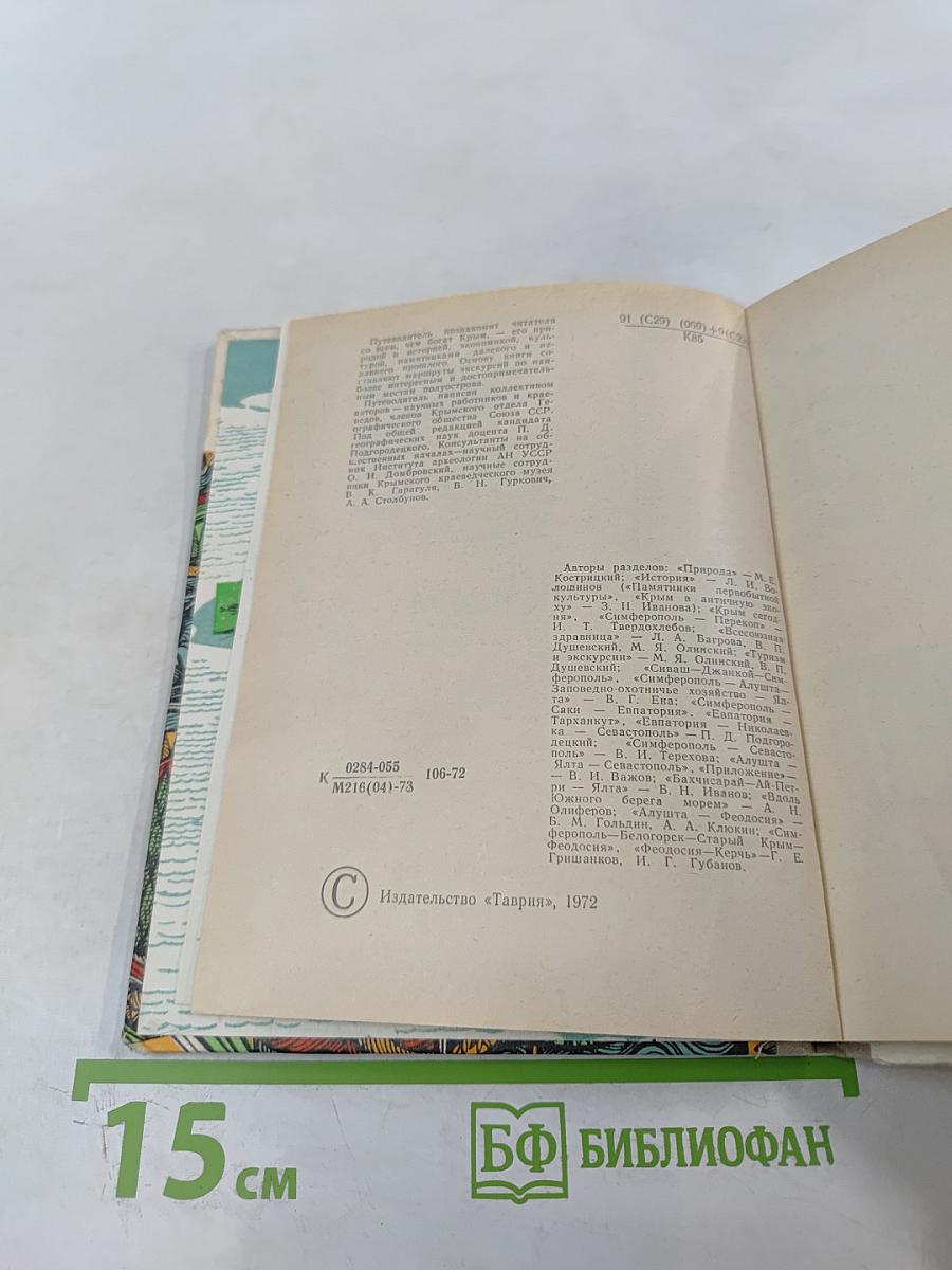 Путеводитель КРЫМ