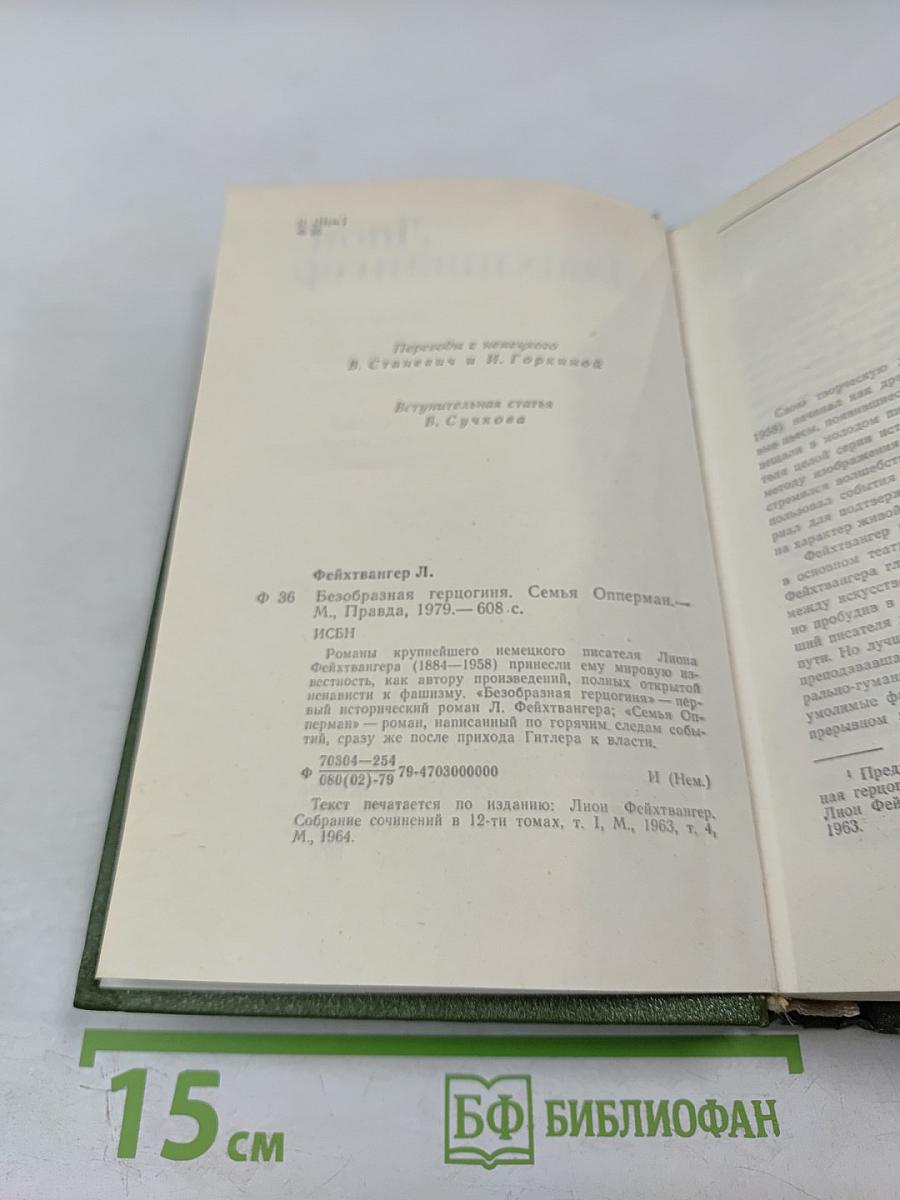 Безобразная герцогиня. Семья Опперман