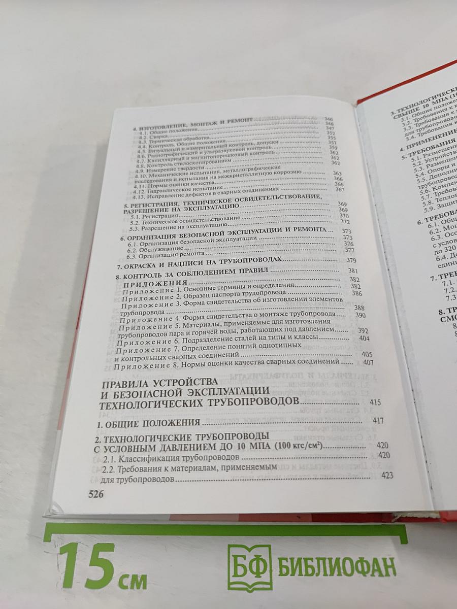 Нормативная база. Сосуды, работающие под давлением, котлы и трубопроводы