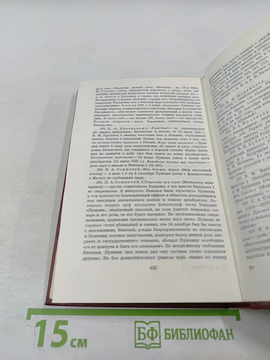А.С. Пушкин. Собрание сочинений. Том девятый: Письма 1815-1830 годов
