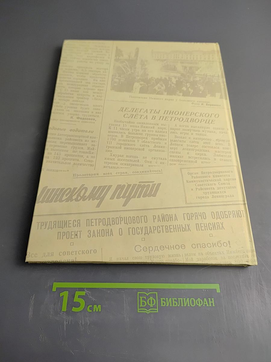 Настоящая минута прошедшего времени. Петергоф: Город и люди