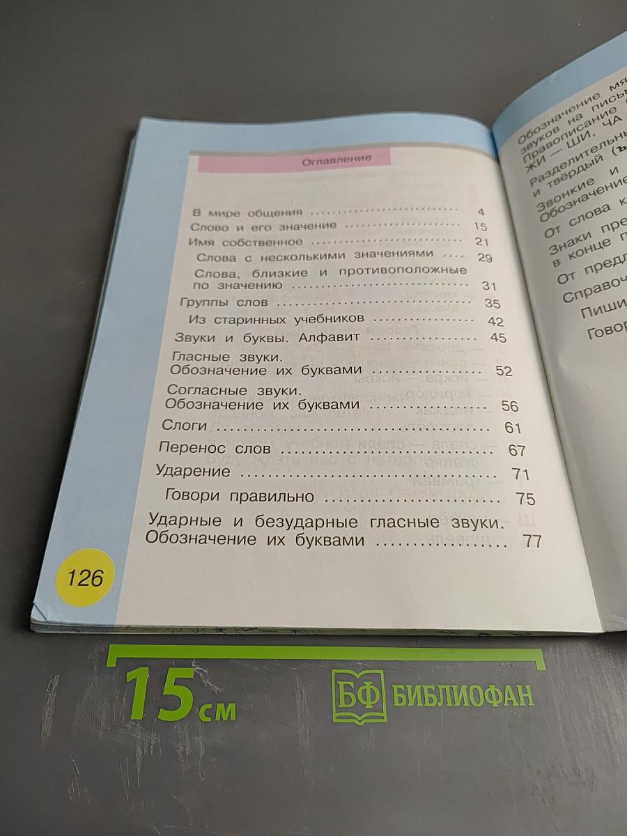 Русский язык. 1 класс