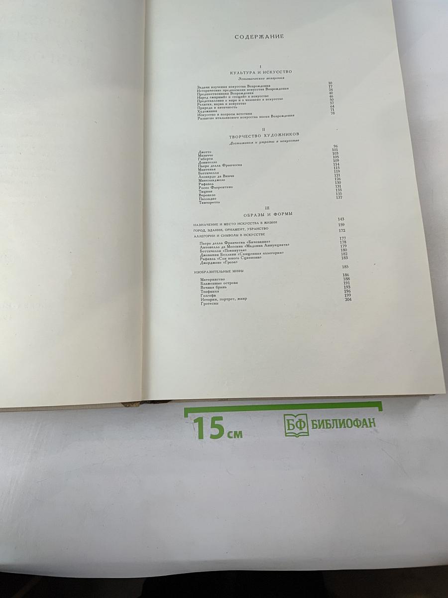 Художественные проблемы итальянского Возрождения