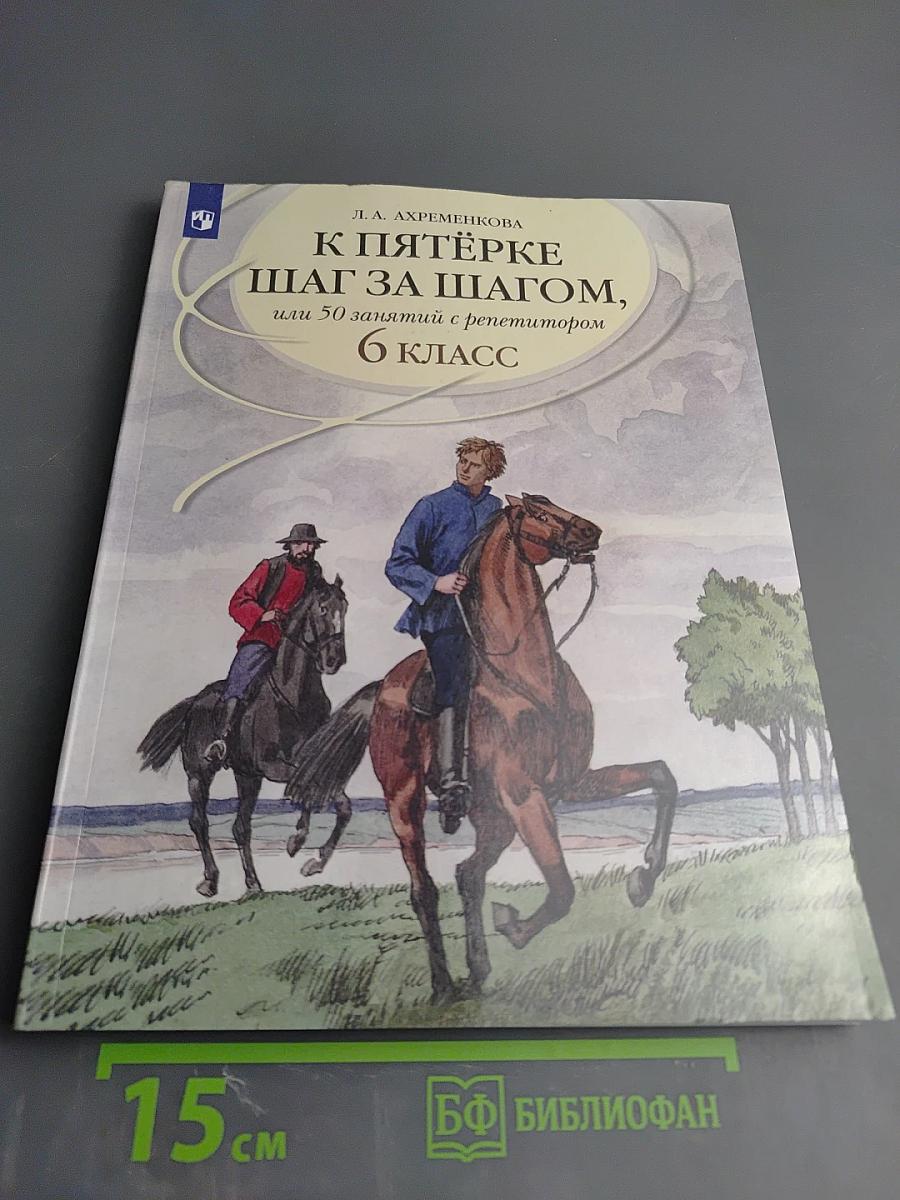 К пятёрке шаг за шагом, или 50 занятий с репетитором. Русский язык 6 класс