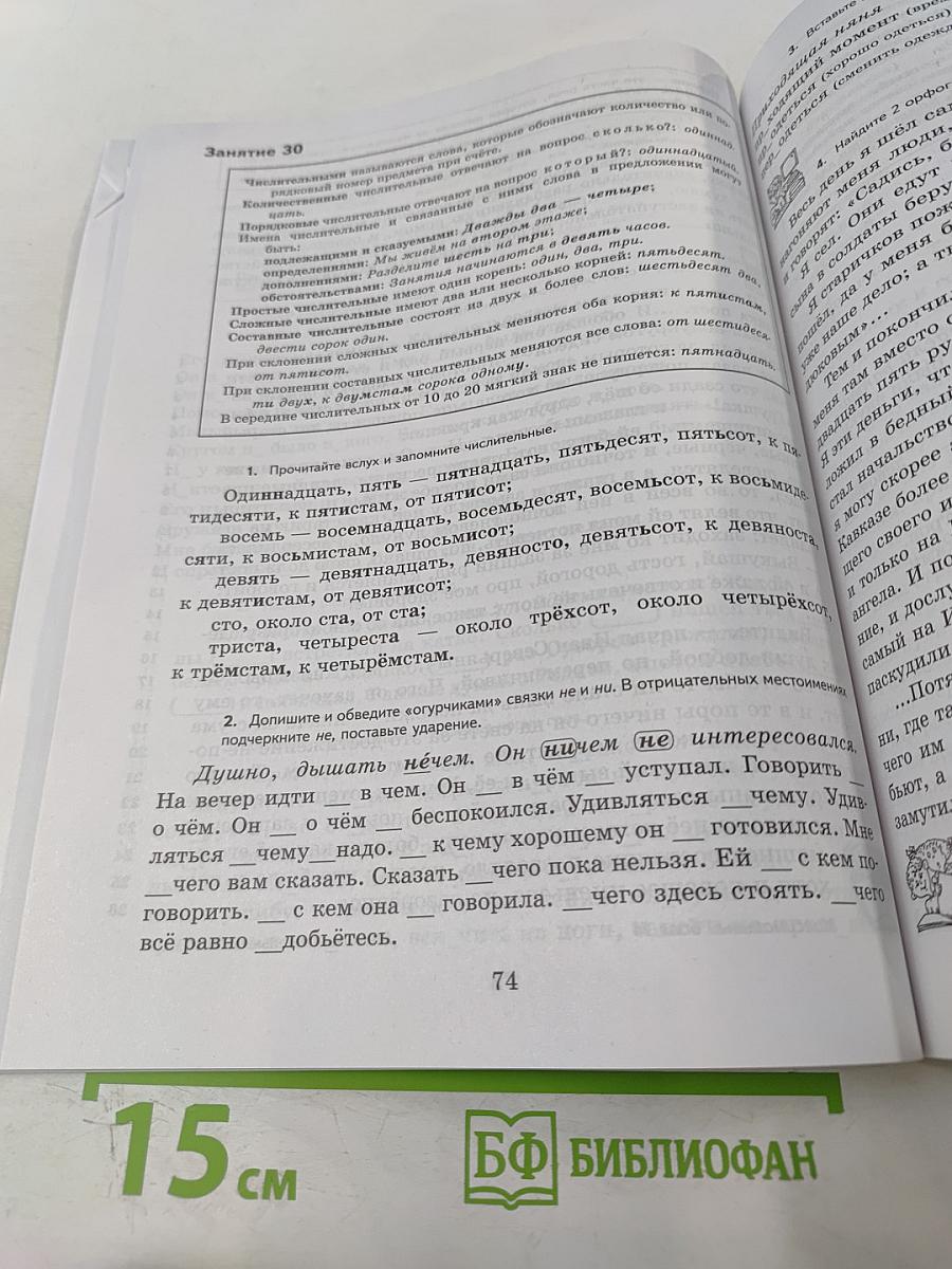 К пятёрке шаг за шагом, или 50 занятий с репетитором Русский язык 6 класс