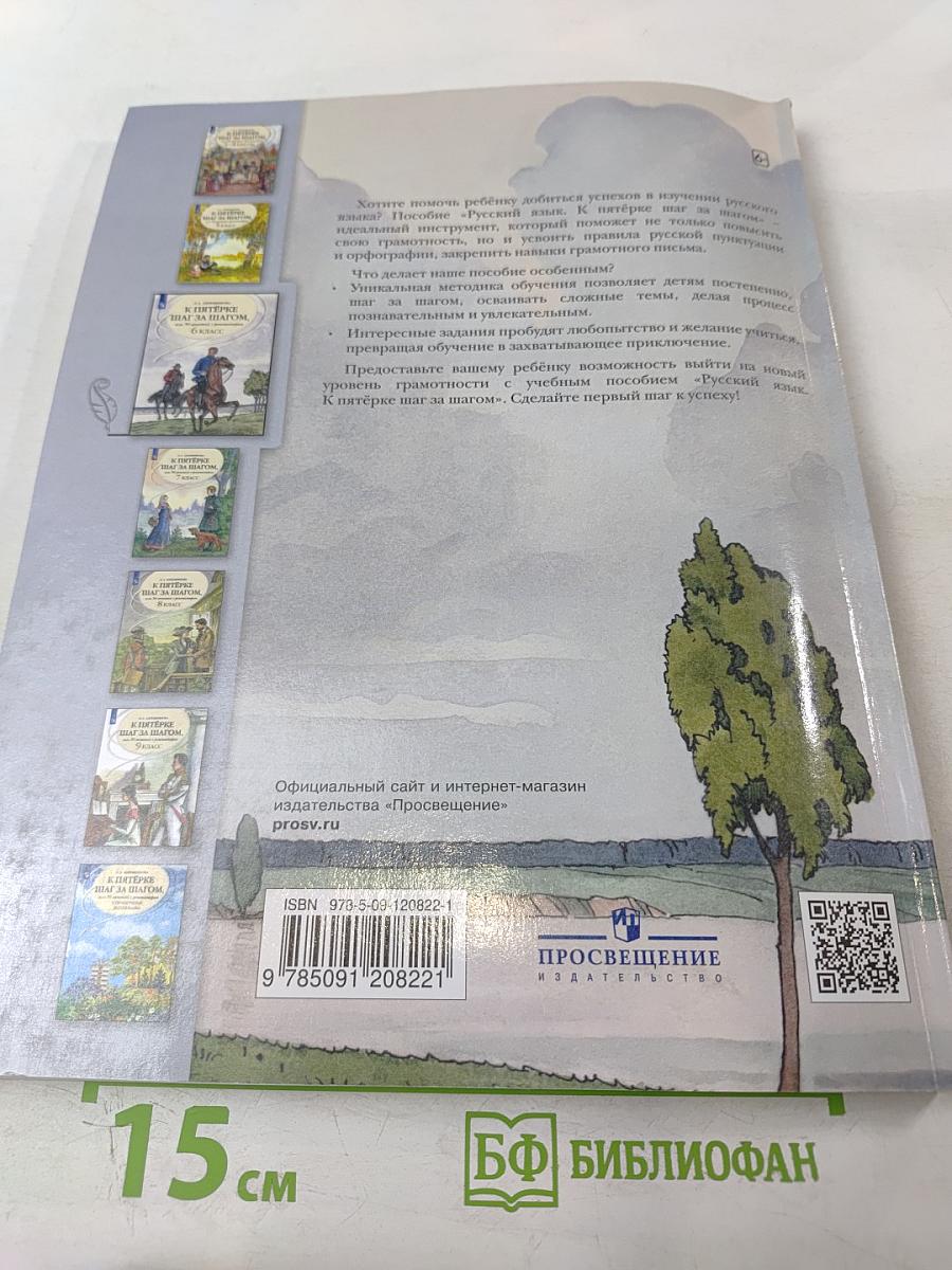 К пятёрке шаг за шагом, или 50 занятий с репетитором Русский язык 6 класс