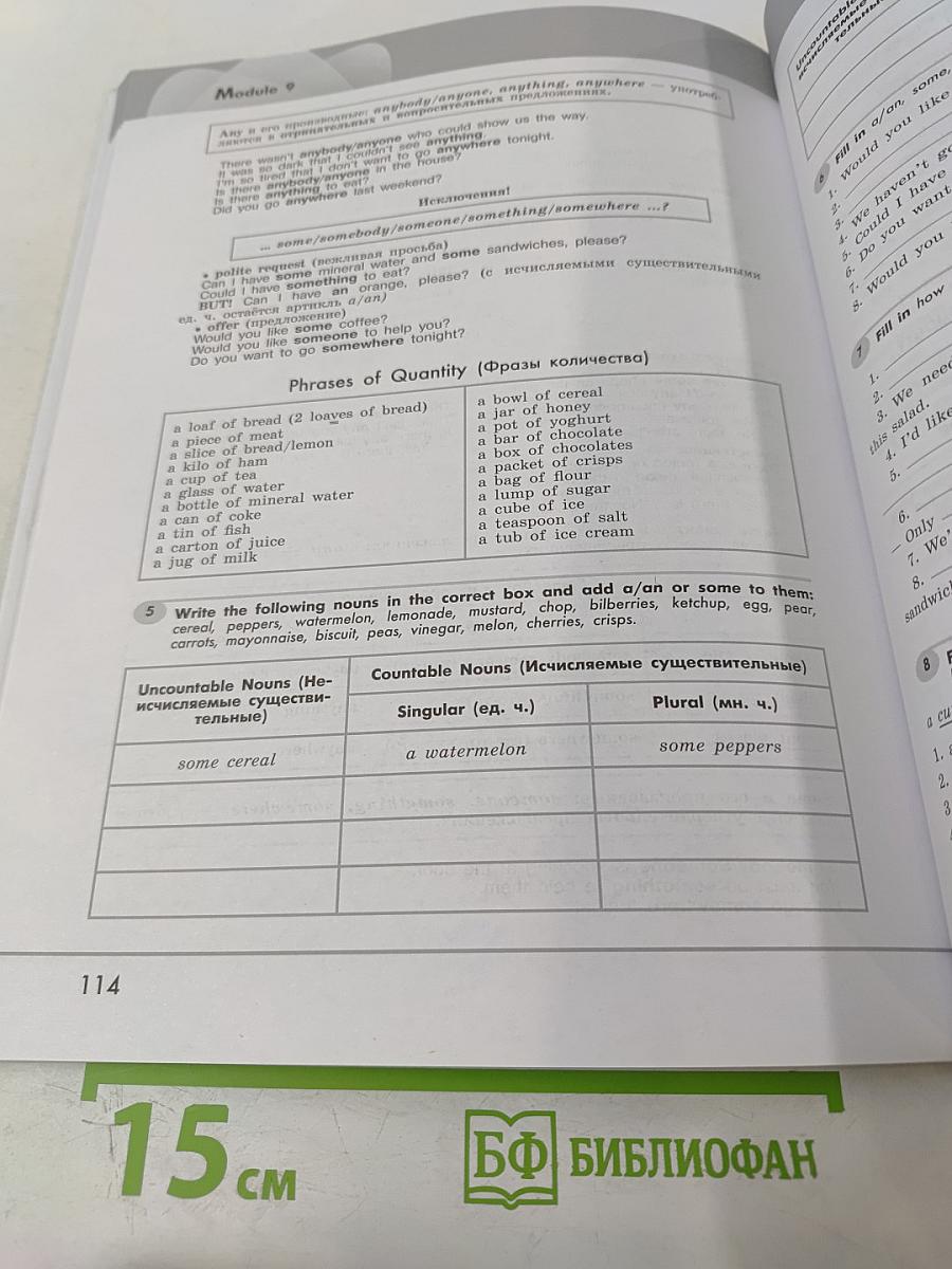 Английский в фокусе. Английский язык. 7 класс. Грамматический тренажёр