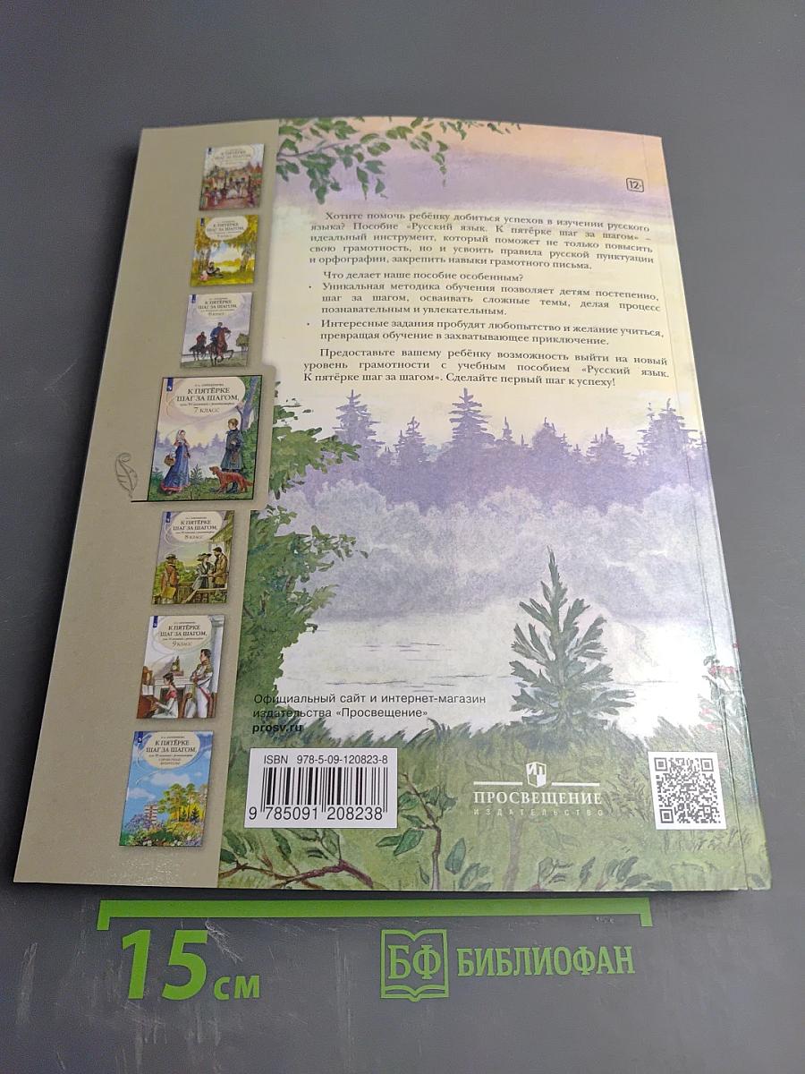 К пятёрке шаг за шагом, или 50 занятий с репетитором. Русский язык. 7 класс