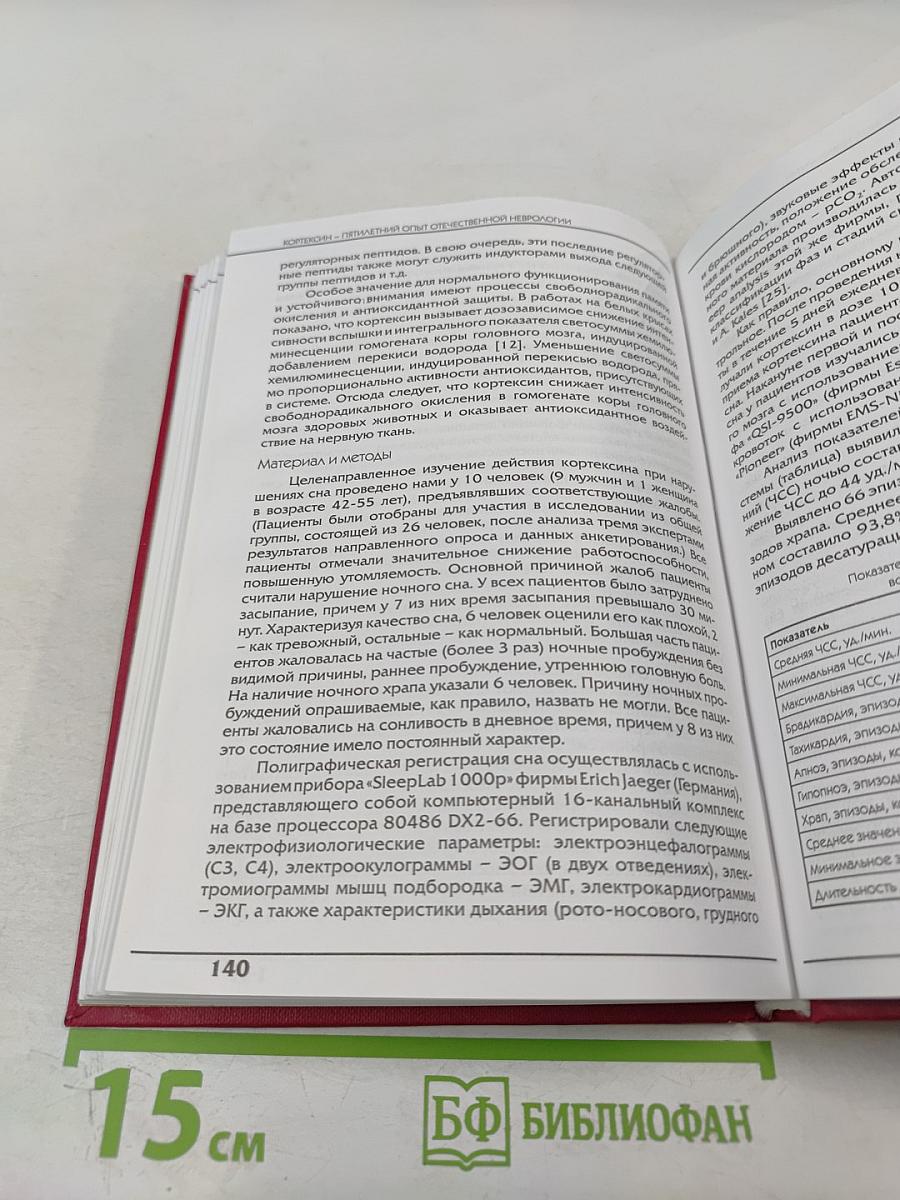 Кортексин: пятилетний опыт отечественной неврологии