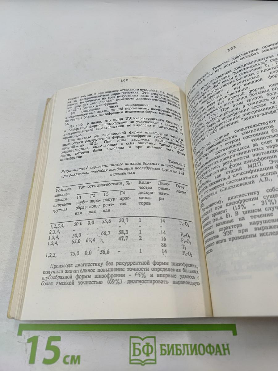 ЭЭГ-маркеры нервно-психических нарушений и компьютерная диагностика